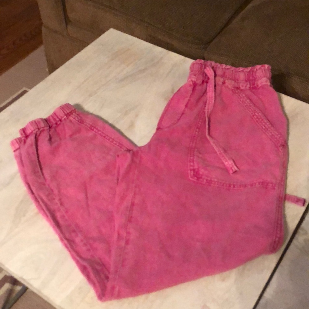 Anthropologie Cargo pants. Size S. NWOT. Pink